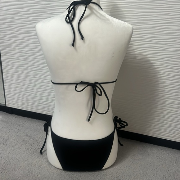 Just (Roberto) Cavalli bikini swimsuit silver sequins black size XS IT 40 - Picture 5 of 5